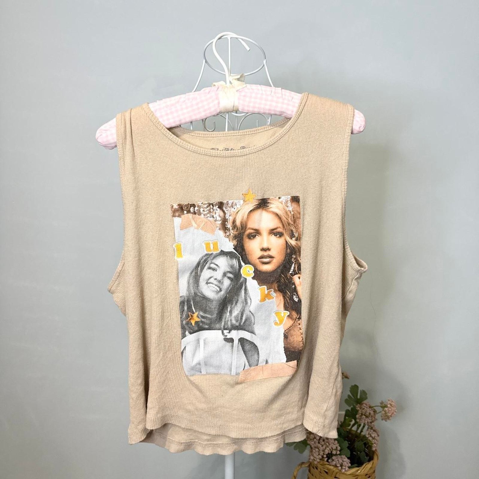 Other Vintage y2k rare Brittney Spears ‘lucky’ cute tank Size XL / US 12-14 / IT 48-50 - 4 Thumbnail