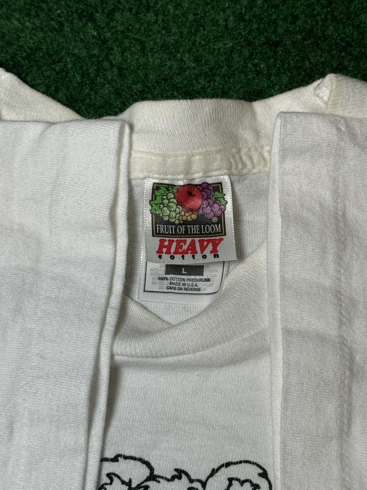 Fruit Of The Loom × Vintage Vintage 90s Rutgers University Teddy Bear T Shirt Size US L / EU 52-54 / 3 - 2 Thumbnail