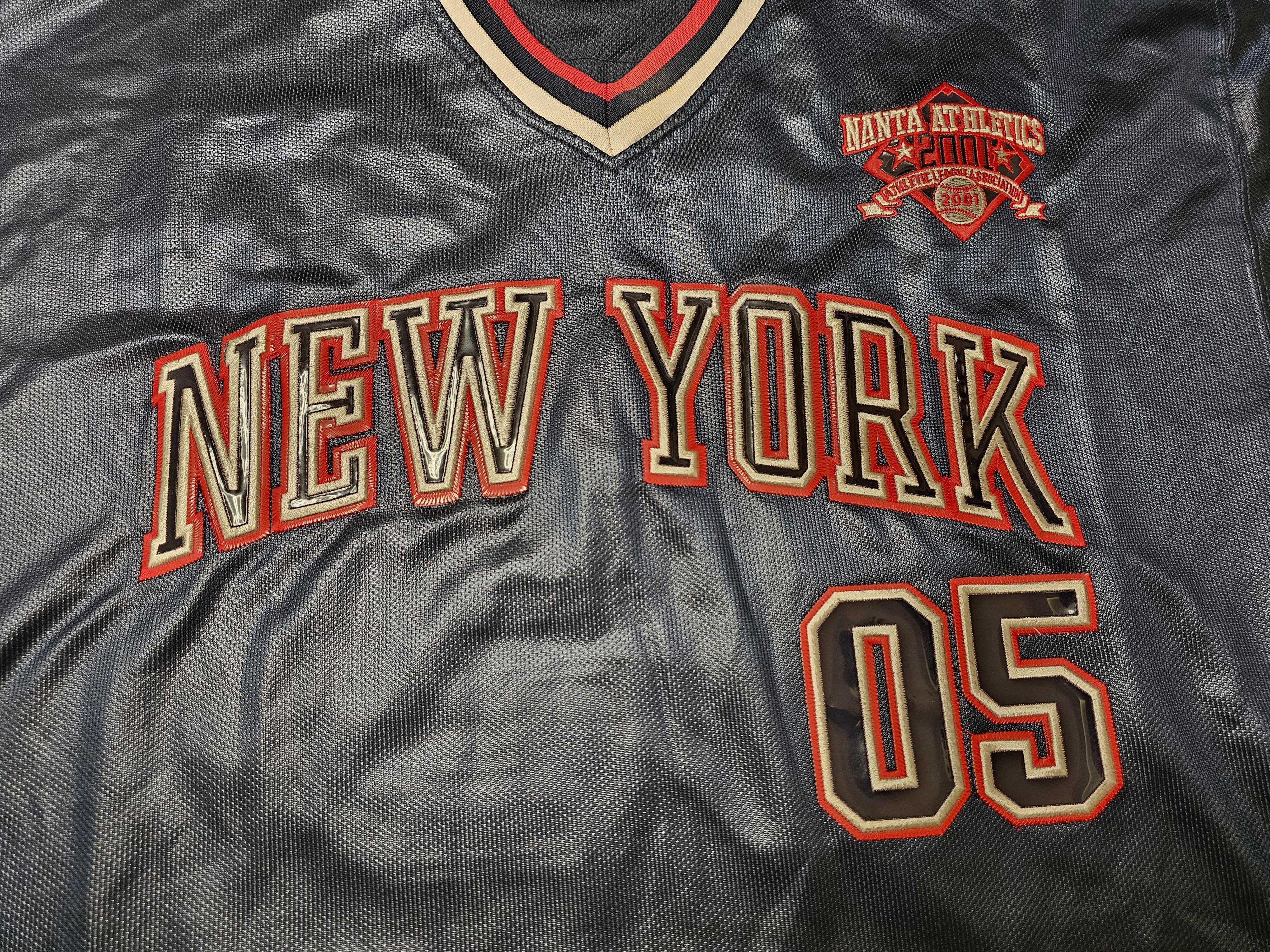 Vintage NEW YORK VINTAGE FUBU BASEBALL SHIRT NANTA 05 ATHLETICS Size US XL / EU 56 / 4 - 3 Thumbnail