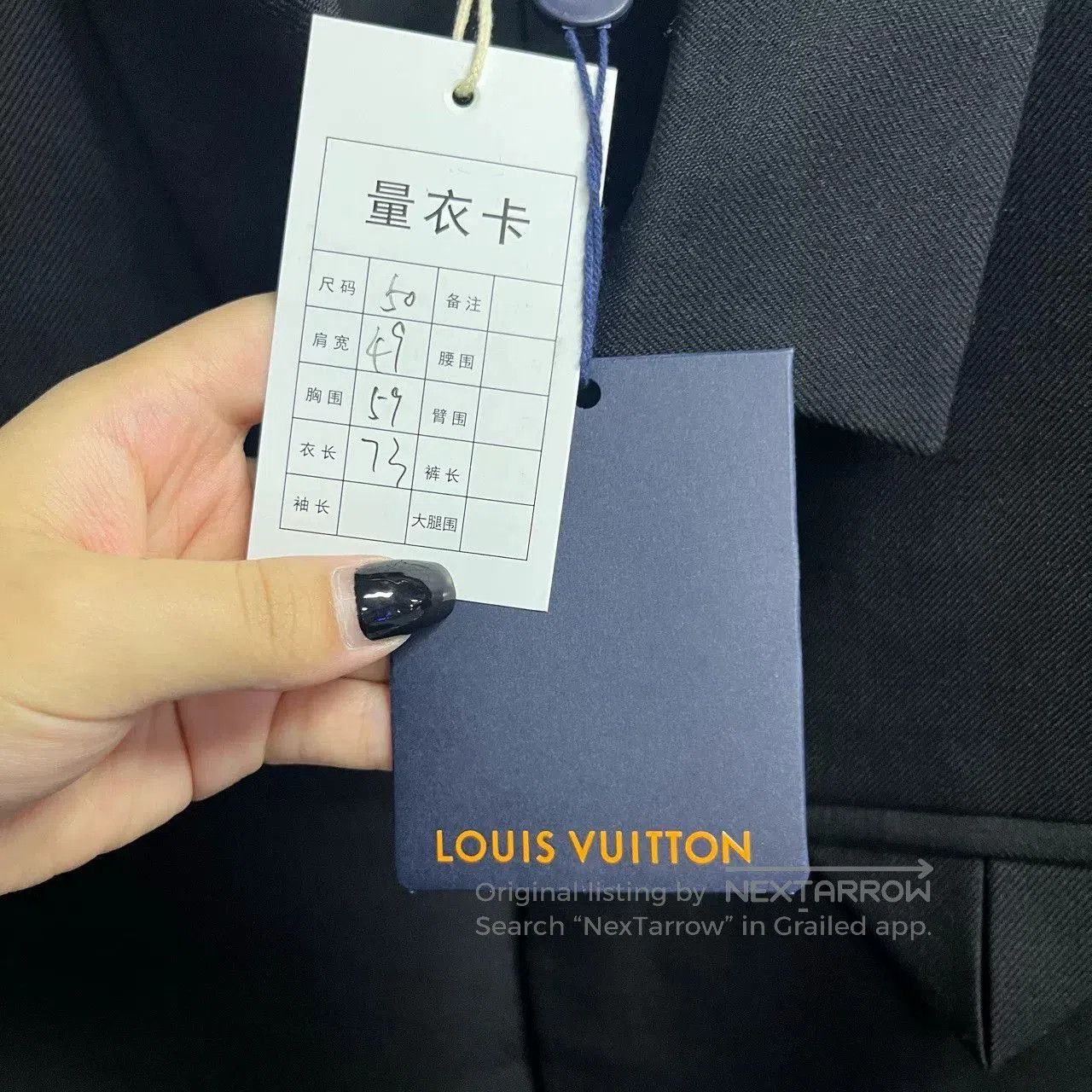 Louis Vuitton Louis Vuitton Wool Logo Beaded Jacket. Size US XL / EU 56 / 4 - 4 Thumbnail