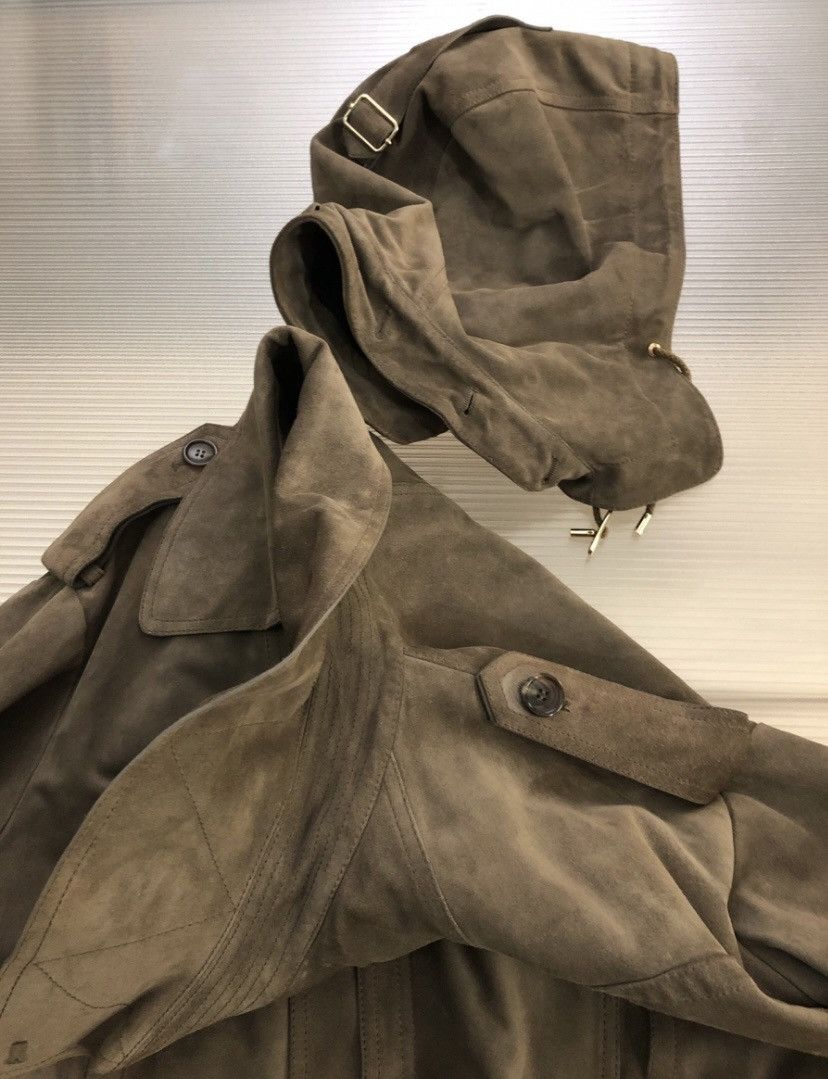 Gucci Gucci 🇮🇹 brown distressed suede oversized duster coat 44 NWT Size US S / EU 44-46 / 1 - 21 Thumbnail