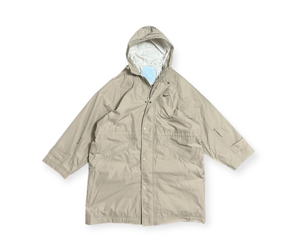image of Drake x Nike Nocta Basketball Sideline Khaki Oversized Jacket in Beige, Men's (Size Large)