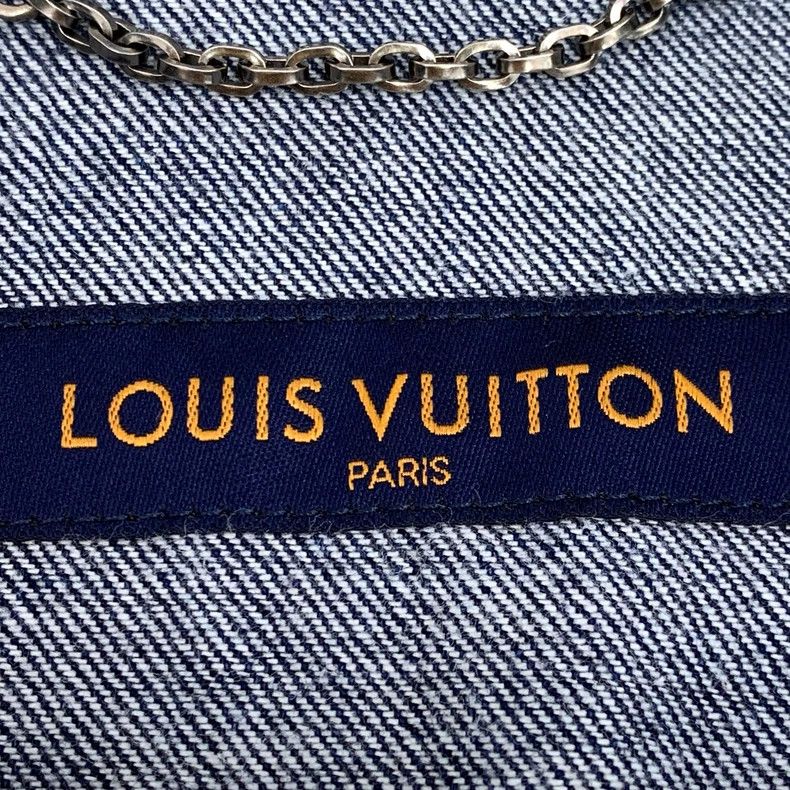 Louis Vuitton Louis Vuitton Blue tie-dye logo presbyopic full print cott Size US S / EU 44-46 / 1 - 5 Thumbnail