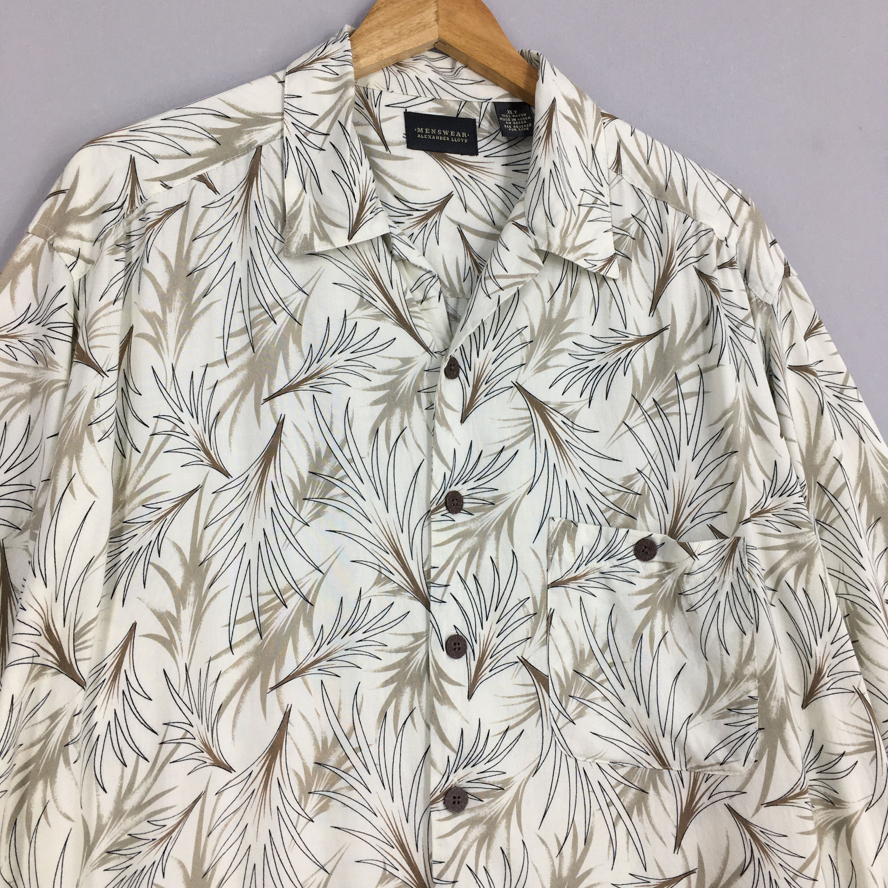 Other Vintage 90's Hawaiian Aloha Tropical Rayon Shirt XLarge Size US XL / EU 56 / 4 - 3 Thumbnail