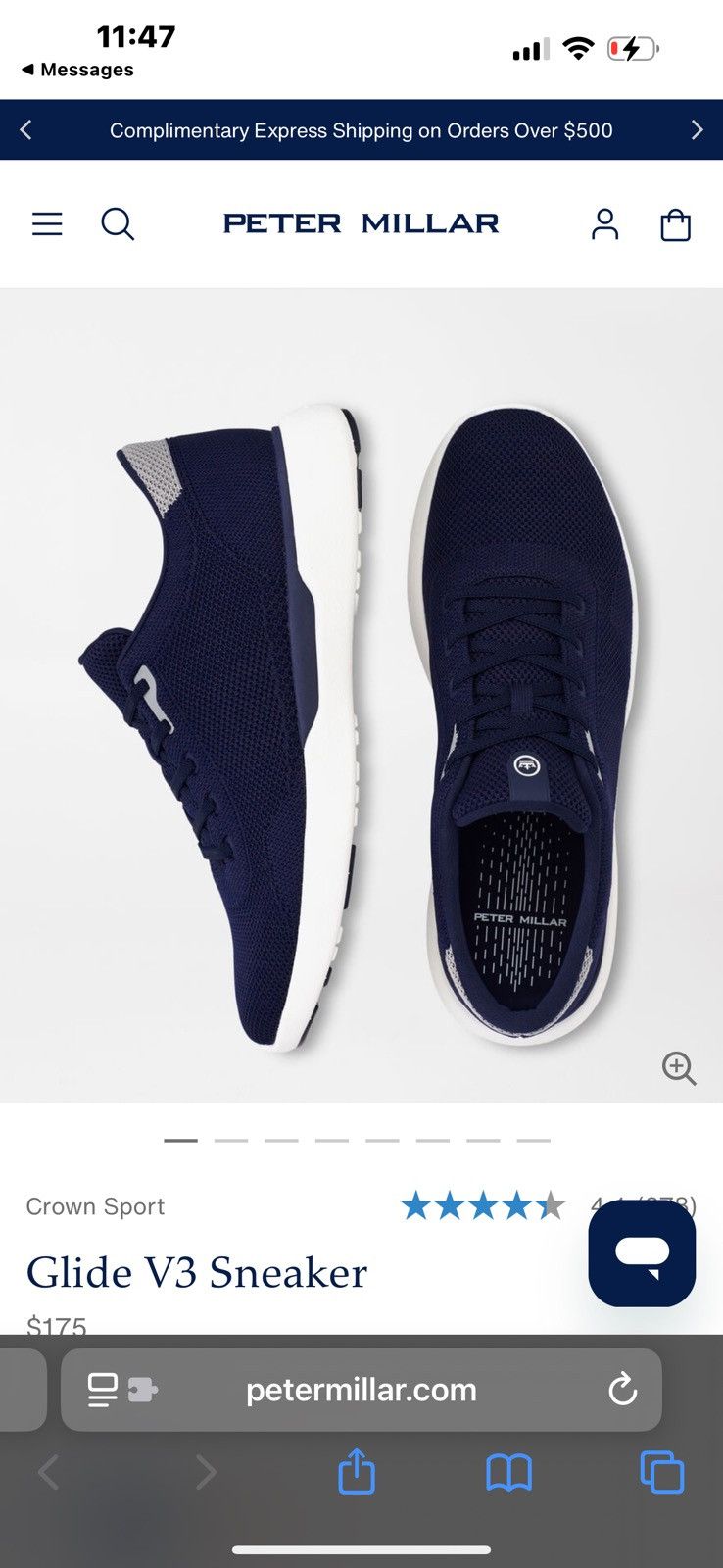 Peter Millar Peter Millar 8.5 sport glide v3 sneakers size 8.5 Size US 8 / EU 41 - 2 Thumbnail