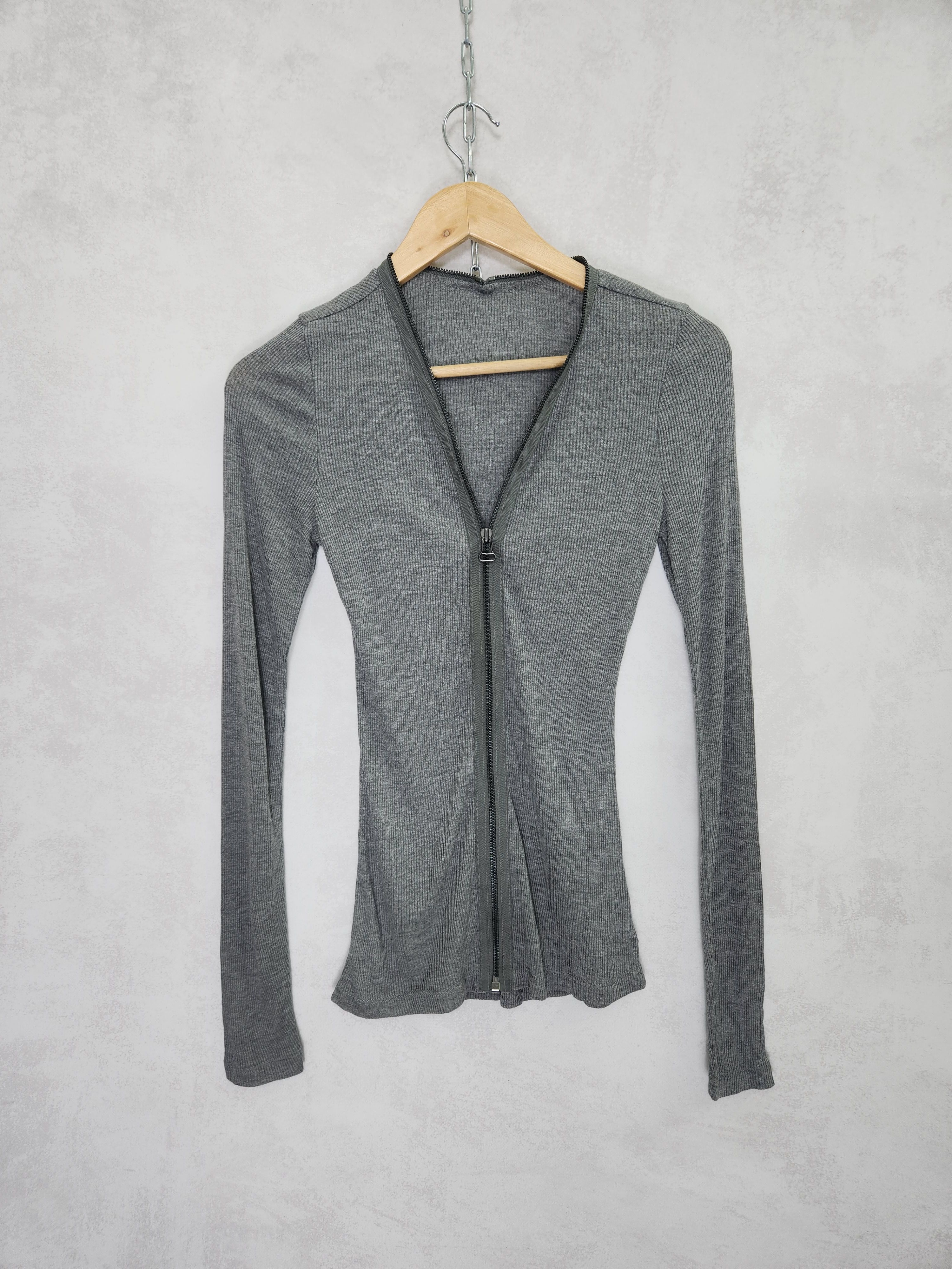 Alexander Wang T Alexander Wang gray modal full zip long sleeve size S Size S / US 4 / IT 40 - 1 Thumbnail