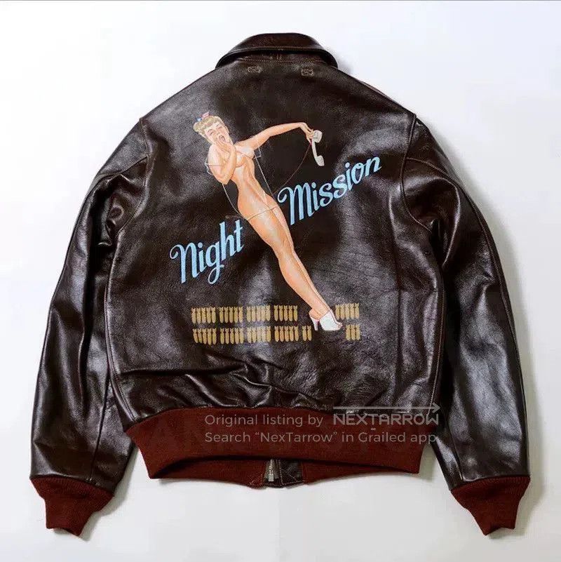 Buzz Rickson's Buzz Rickson's WWII A2 Flight Jacket. Size US S / EU 44-46 / 1 - 2 Thumbnail