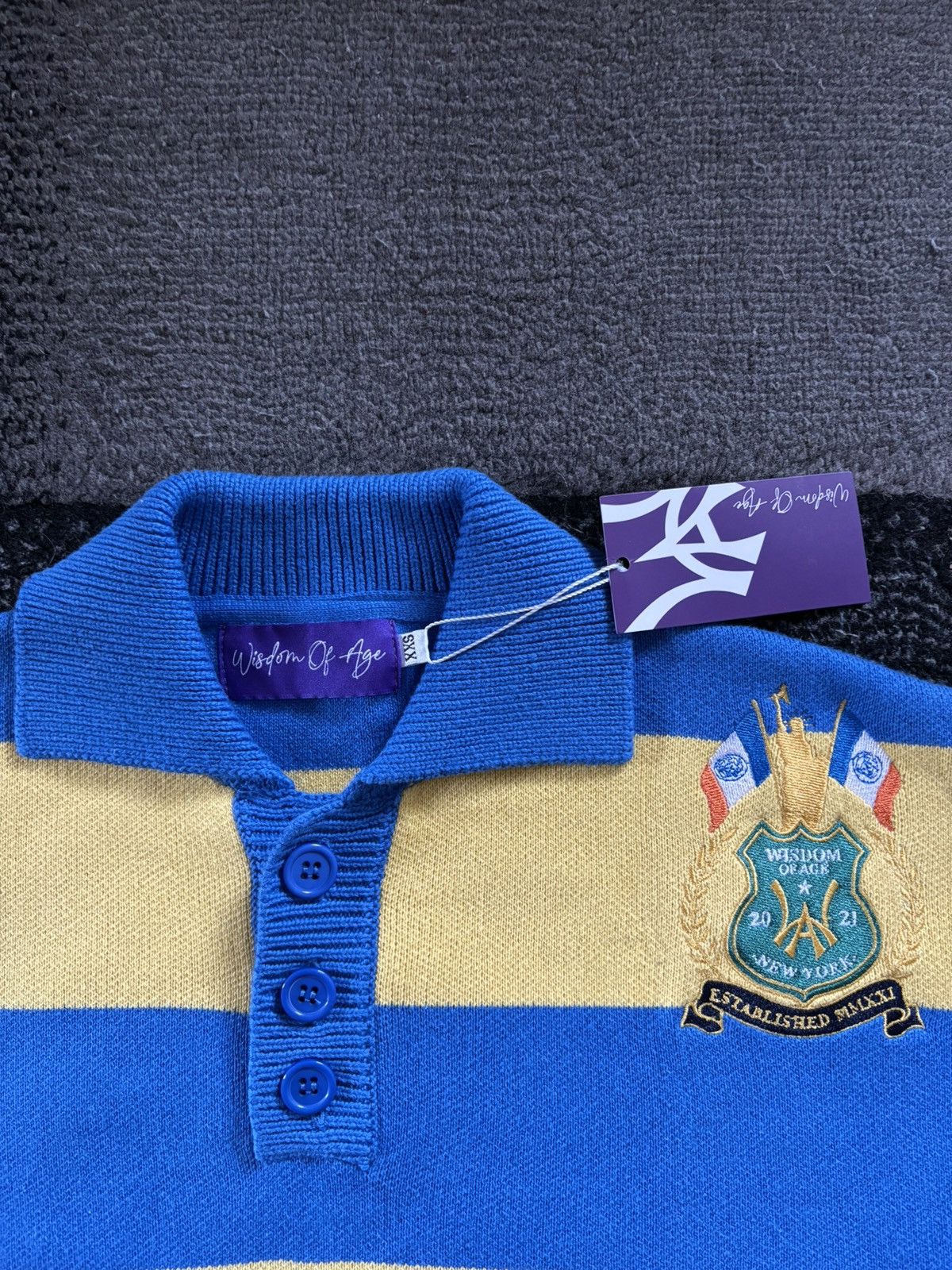 Wisdom of Age Wisdom of Age Bleecker Rugby Polo – Capsule Exclusive – BNWT Size US XXS / EU 40 - 3 Thumbnail