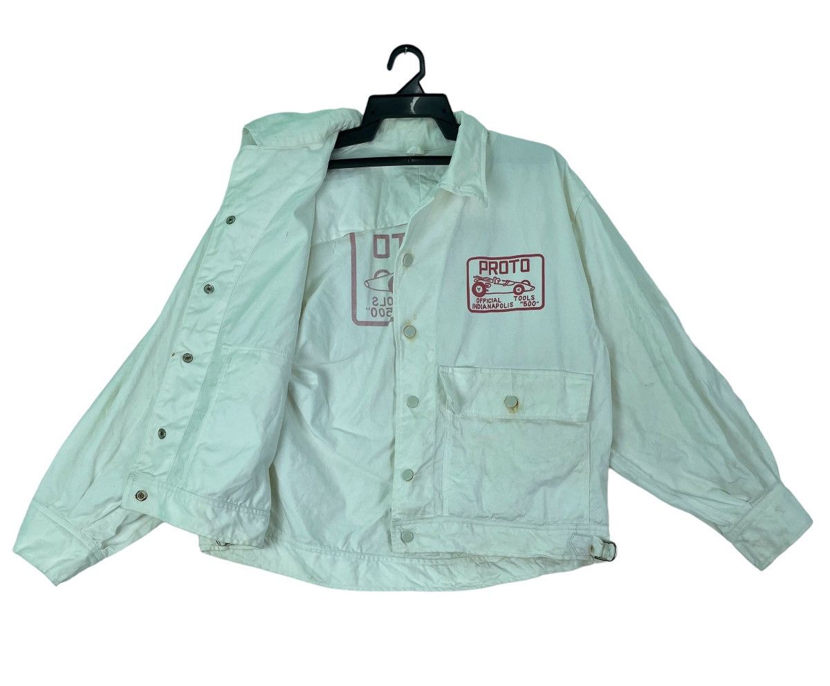 Vintage Vtg PROTO Official Tools Indianapolis 500 racing jacket Size US L / EU 52-54 / 3 - 8 Thumbnail