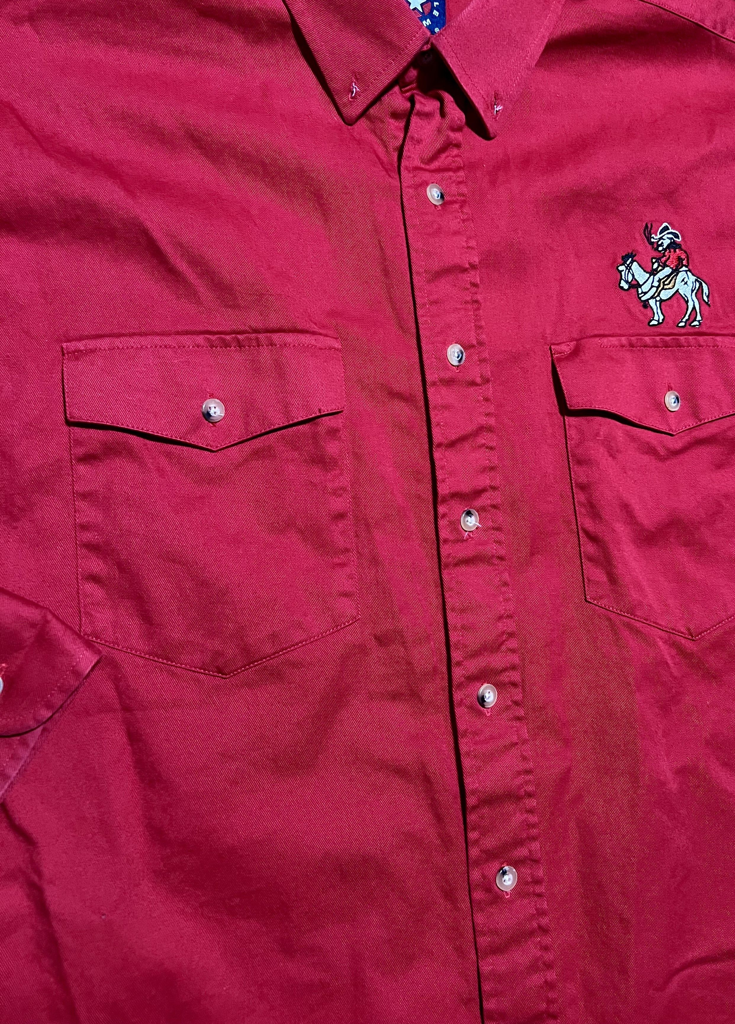 Panhandle Slim Texas Tech Red Raiders/Saddle Tramps 90s/Y2K Shirt Size US L / EU 52-54 / 3 - 4 Thumbnail
