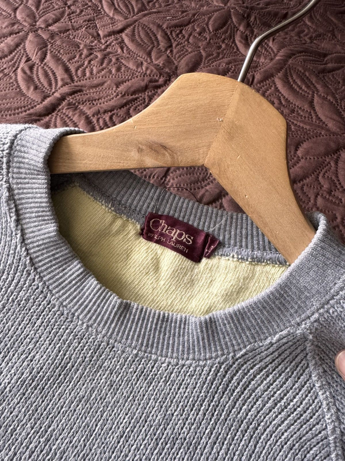 Chaps Ralph Lauren Vintage 80s/90s Chaps ralph lauren knit sweat baggy crop Size US M / EU 48-50 / 2 - 3 Thumbnail