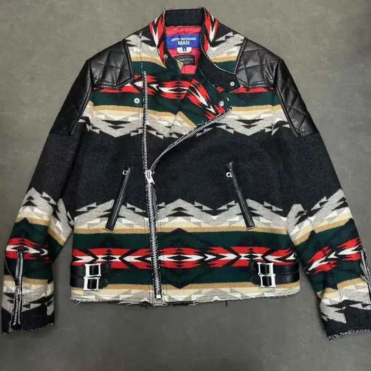 Junya Watanabe × Levi's × Pendleton Junya Watanabe x Pendleton 22AW Joint Leather Jacket Size US S / EU 44-46 / 1 - 1 Thumbnail