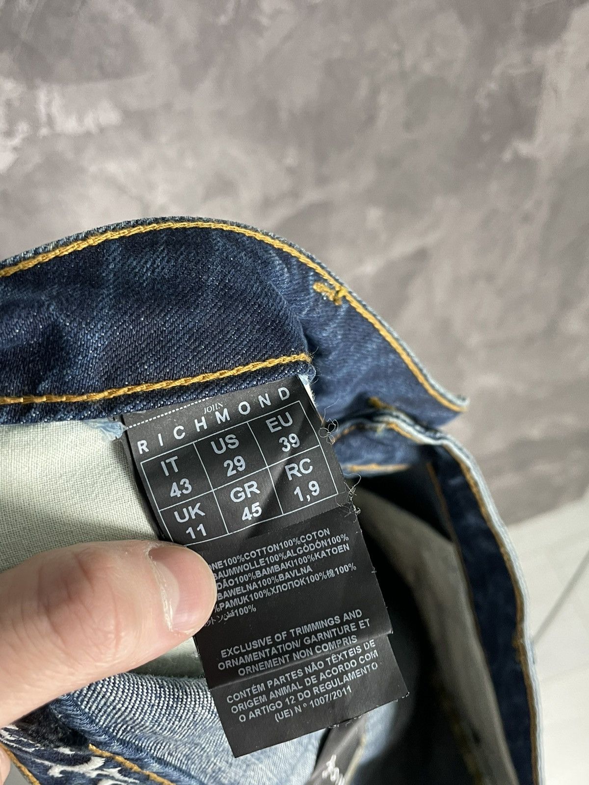 John Richmond × Vintage Vintage John Richmond Y2K Japanese Denim Shorts Size US 29 - 9 Thumbnail