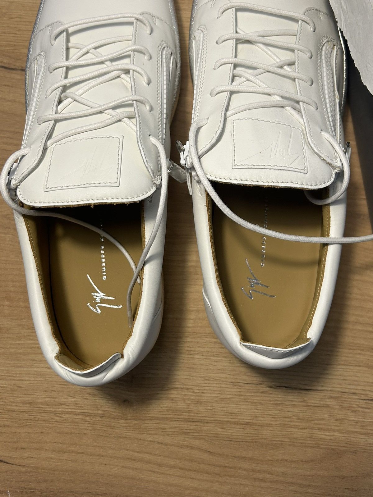 Giuseppe Zanotti Giuseppe zanotti vitello trend bianco Size US 15 / EU 48 - 7 Thumbnail
