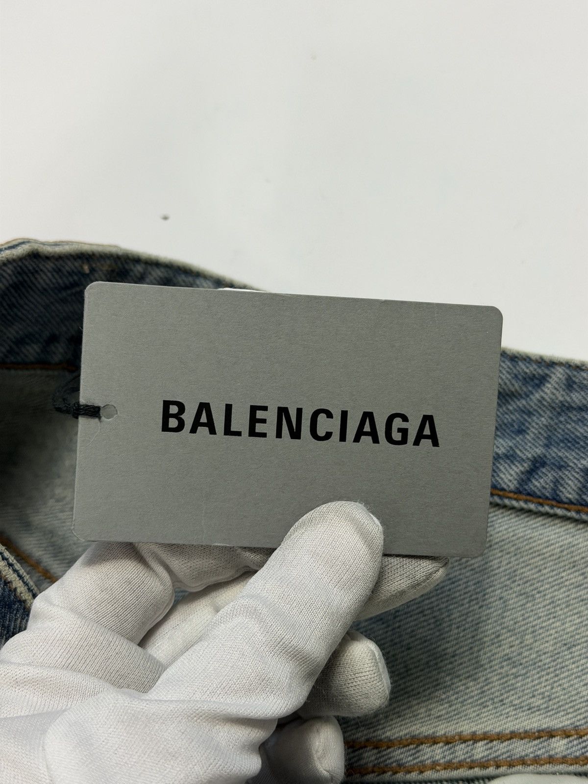 Balenciaga Balenciaga Low Crotch Baggy Denim Pants Size US 28 / EU 44 - 13 Thumbnail