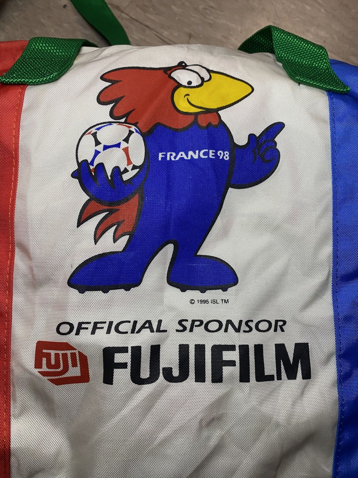Fujifilm × Vintage Vintage 90s fujifilm france 98 worldcup gym duffle bag Size ONE SIZE - 6 Thumbnail