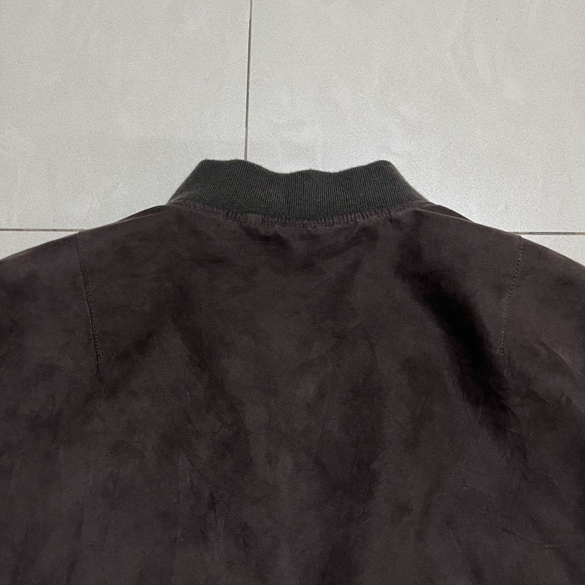Japanese Brand × Uniqlo Uniqlo Suede Bomber Jacket Size US L / EU 52-54 / 3 - 16 Thumbnail