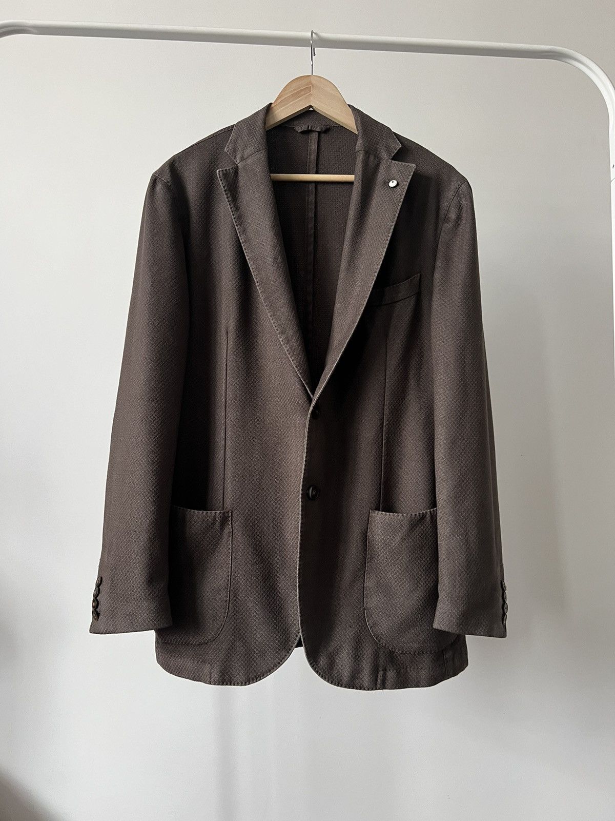 L.B.M. 1911 L.B.M 1911 Blazer Size 54r Brown Size 52R - 2 Thumbnail