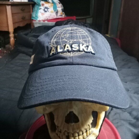 Other Vintage Alaska Arctic Circle Strap Back Hat Cap Size ONE SIZE - 1 Thumbnail