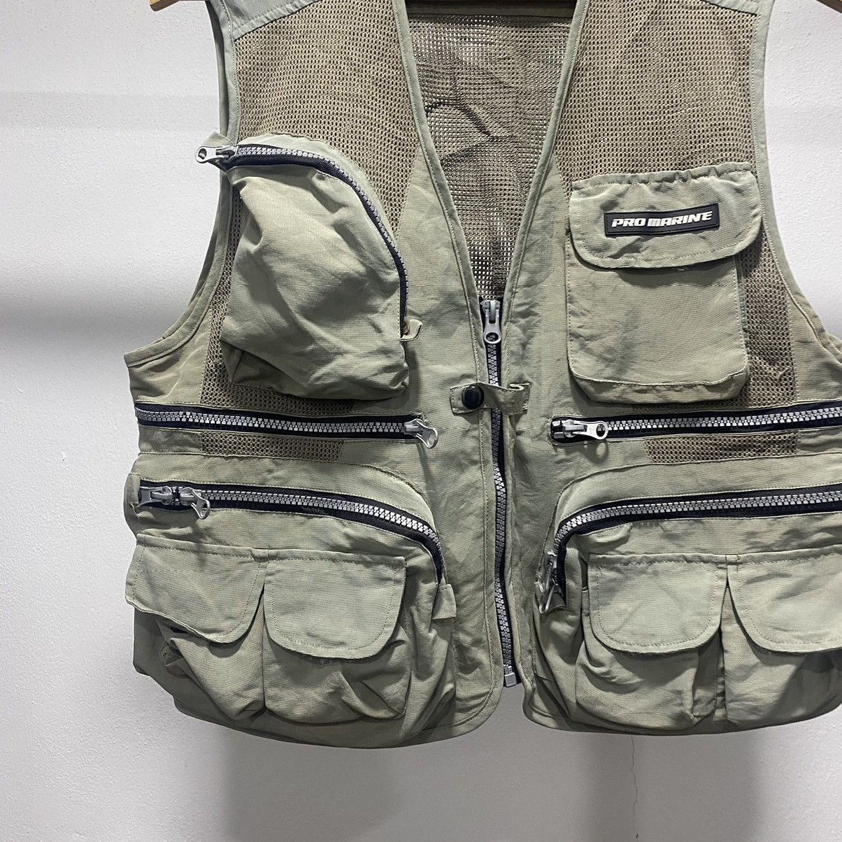 Vintage Pro Marine Utility Cargo Vest Multi Pocket 90s Size US M / EU 48-50 / 2 - 4 Thumbnail