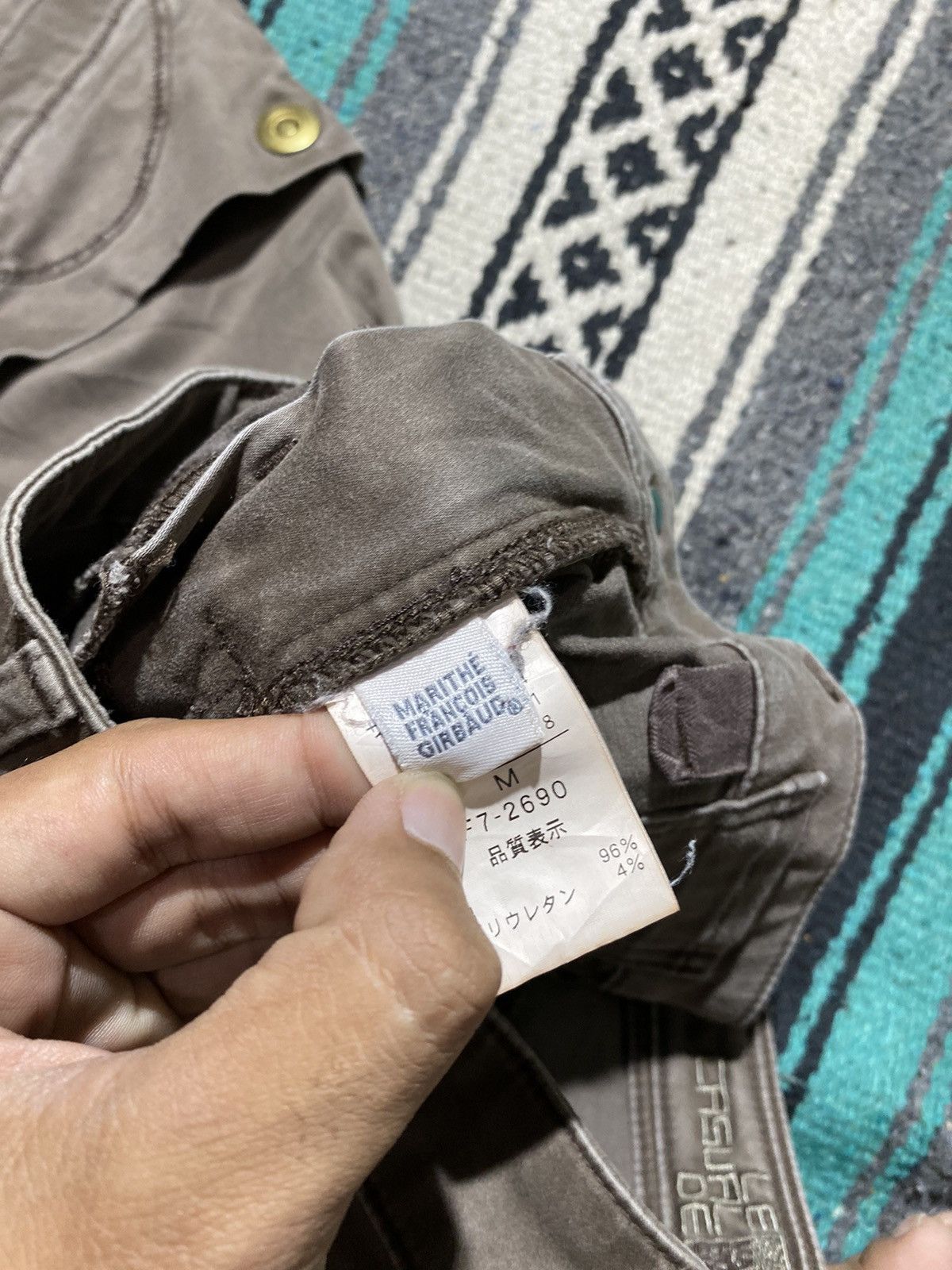 Marithe + Francois Girbaud Marithe Francois Girbaud Women Skinny Biker Pants Size 28" / US 6 / IT 42 - 8 Thumbnail