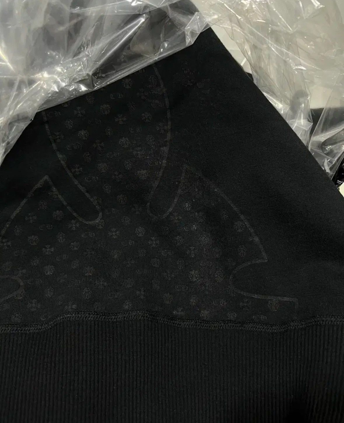 Chrome Hearts Spade Monogram Cropped Zip Up Hoodie Size XS / US 0-2 / IT 36-38 - 8 Thumbnail
