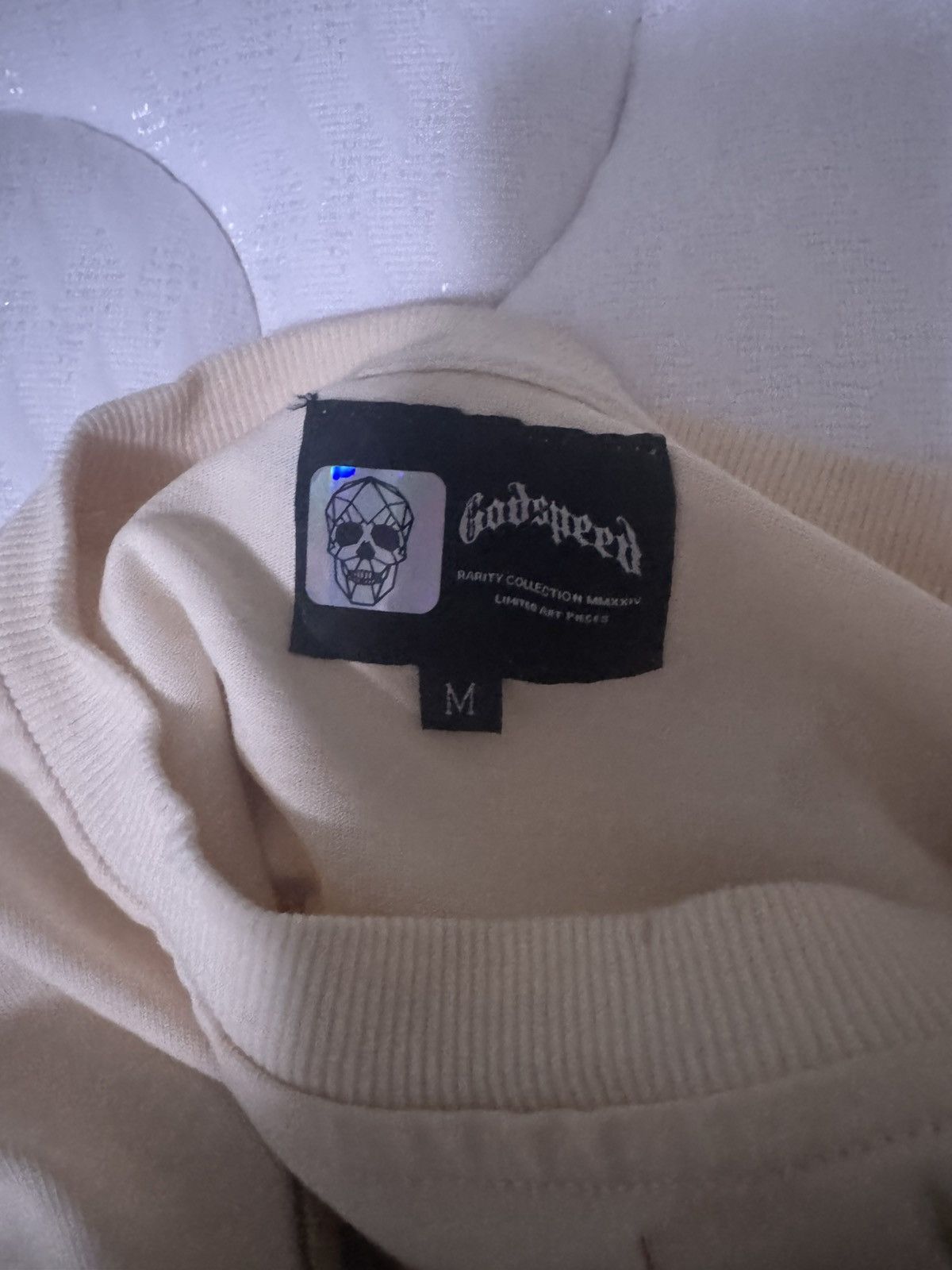 Godspeed Godspeed Sputnik Moment tee Bone Size US M / EU 48-50 / 2 - 3 Thumbnail