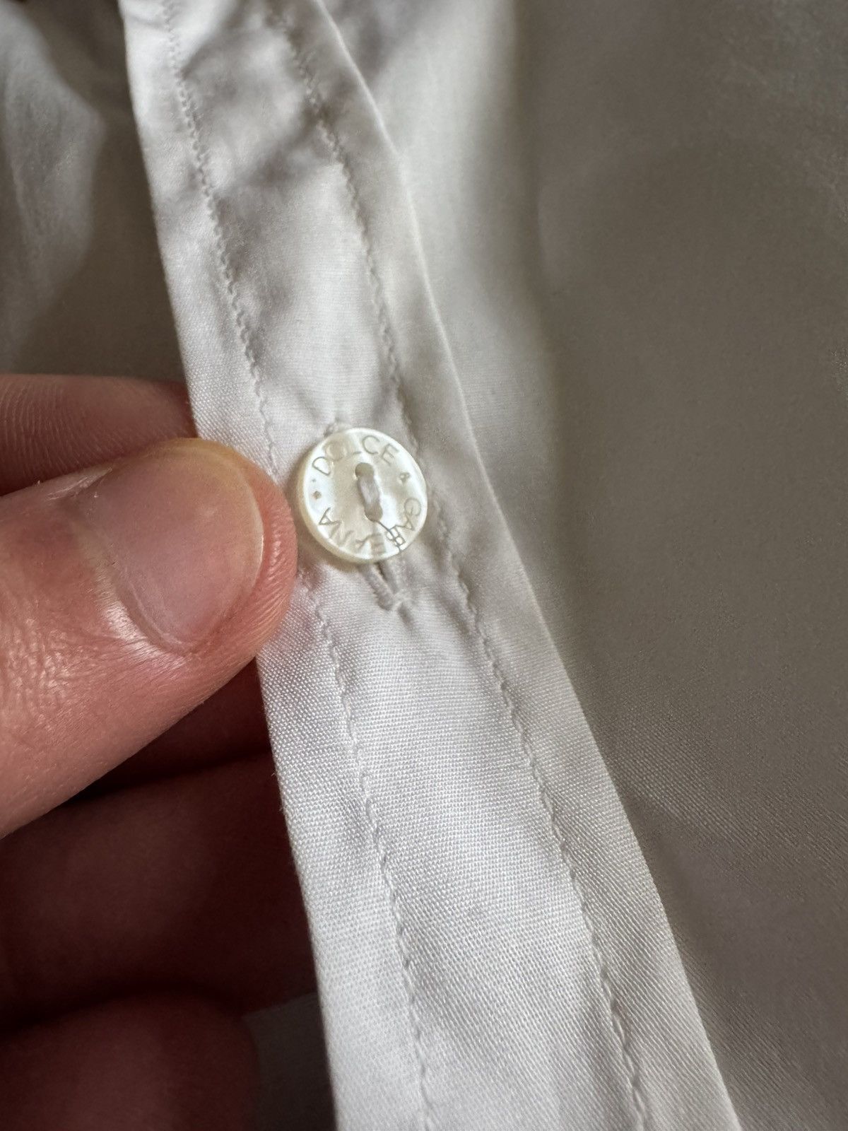 Dolce & Gabbana Dolce Gabbana luxury white martini shirt Size US M / EU 48-50 / 2 - 7 Thumbnail