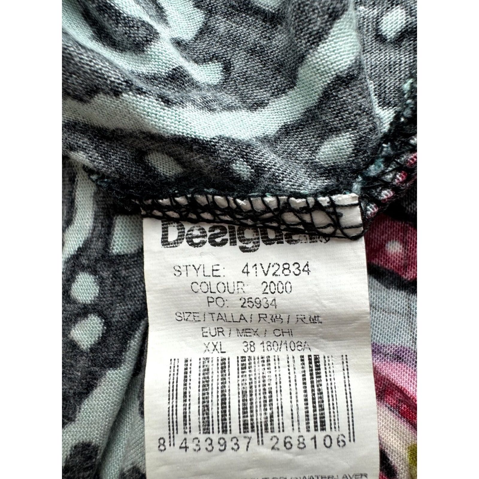 Desigual Desigual Dress Womens XXL A-Line Sleeveless Knee Length Multicoloured 2XL Dress Size XXL / US 16-18 / IT 52-54 - 5 Thumbnail