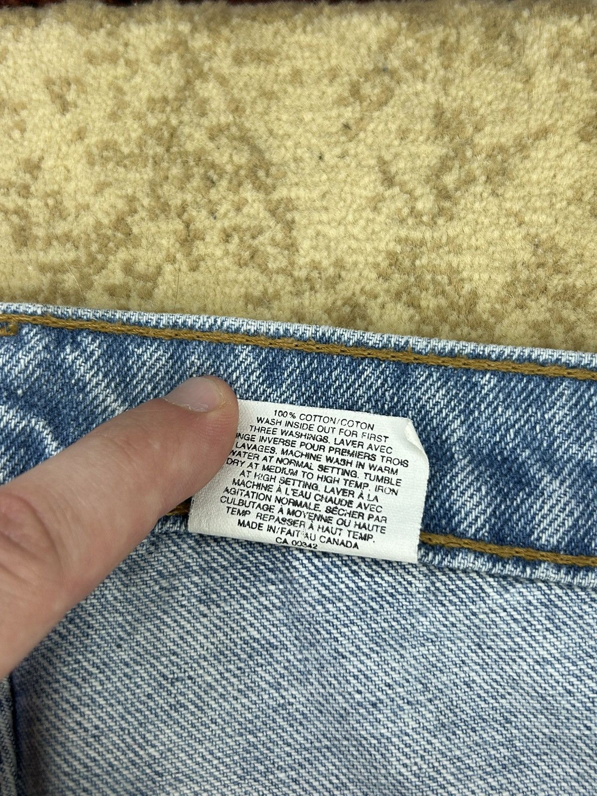 Levi's × Vintage Vintage 90s Levis Faded Light Wash Orange Tab Jeans Rare Size US 36 / EU 52 - 9 Thumbnail