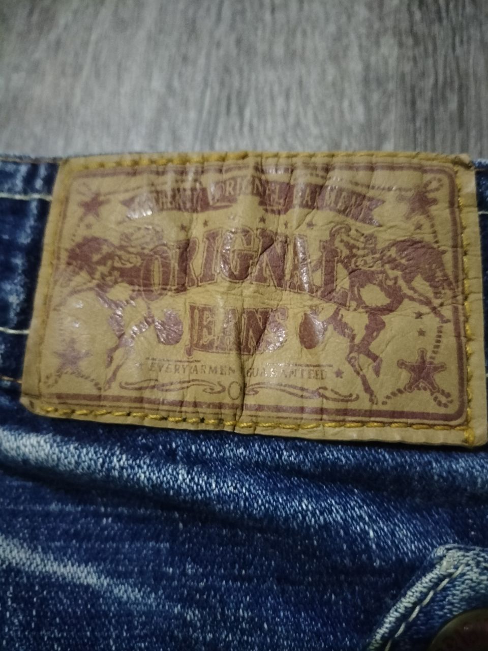 If Six Was Nine The Vintage Standard jeans tvs distressed punk style grunge Size US 34 / EU 50 - 7 Thumbnail