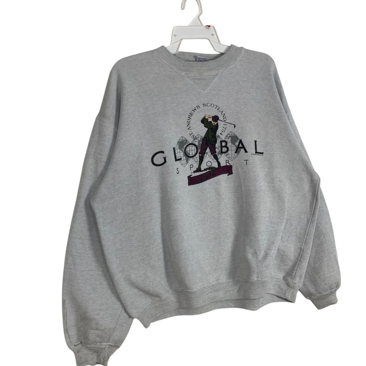 Vintage Vintage Global Sport Golf Andrew Scotland Sweatshirt BigLogo Size US L / EU 52-54 / 3 - 2 Thumbnail