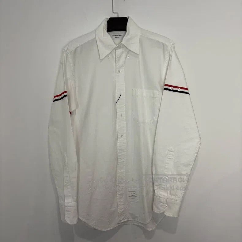 Thom Browne Thom Browne Ribbed Long Sleeve Shirt Size US M / EU 48-50 / 2 - 1 Thumbnail