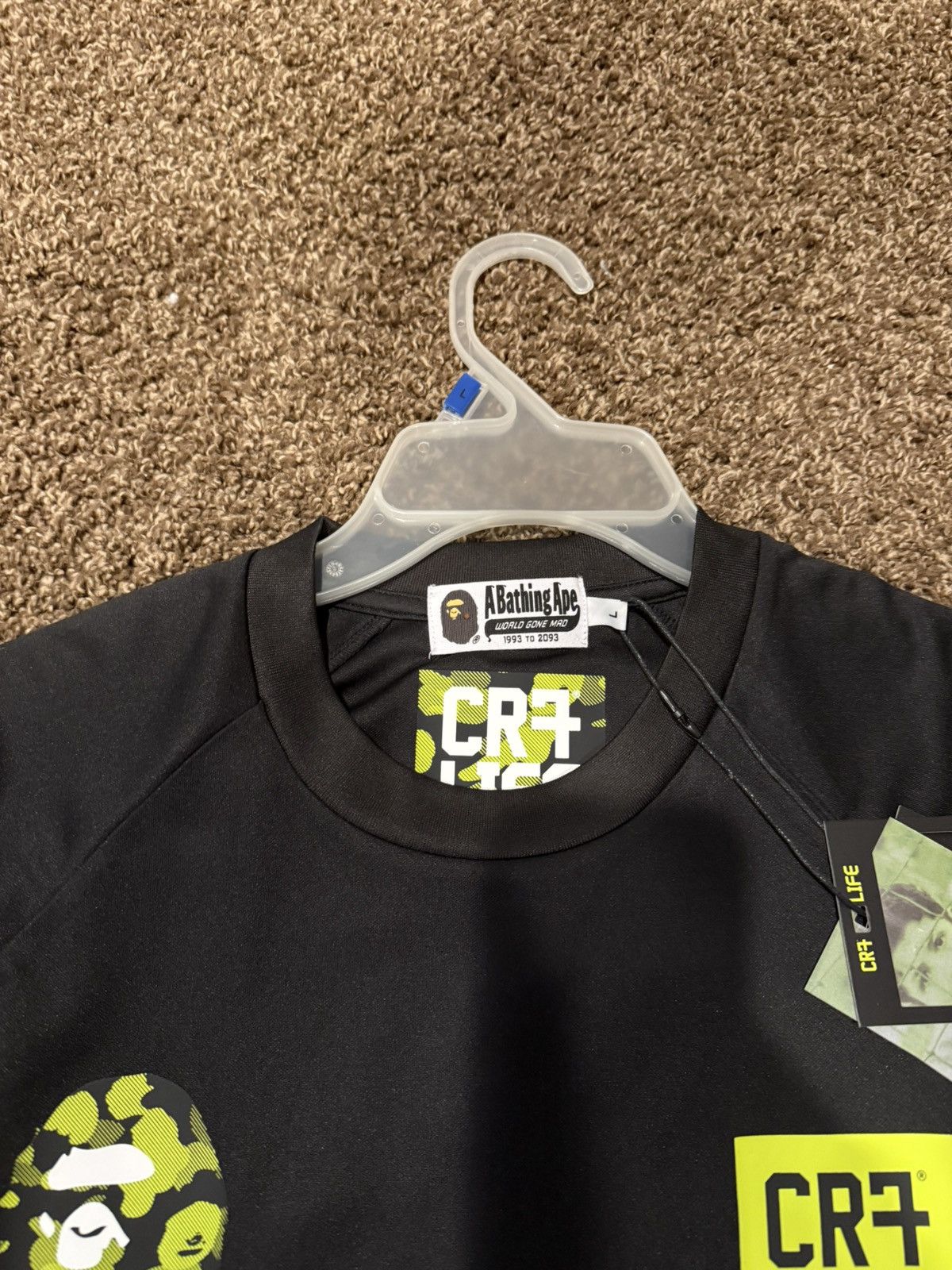 Bape Bape X CR7 Life Multi Logo Ronaldo Long Sleeve T Shirt Size US L / EU 52-54 / 3 - 3 Thumbnail