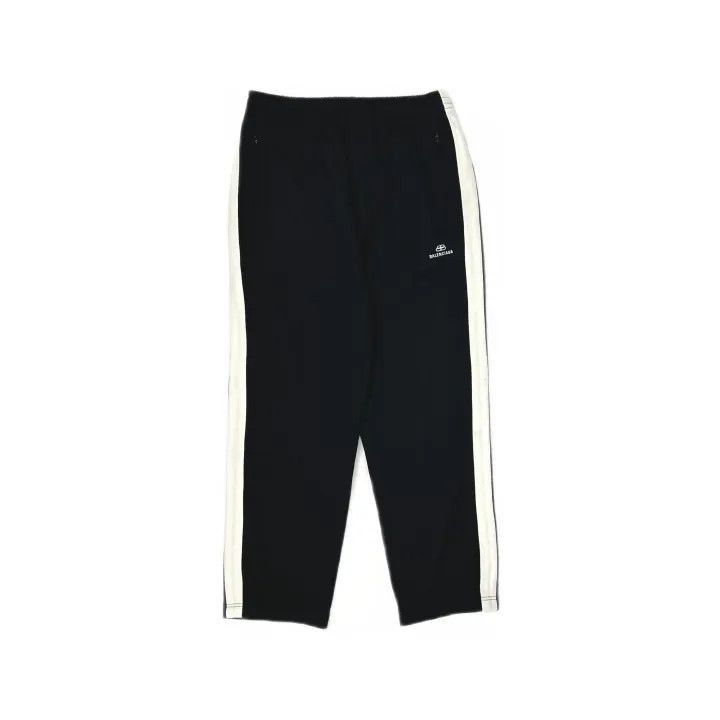 Balenciaga Balenciaga Balenciaga Black Logo Print Casual Pants -2507 Size US 44 / EU 60 - 1 Thumbnail