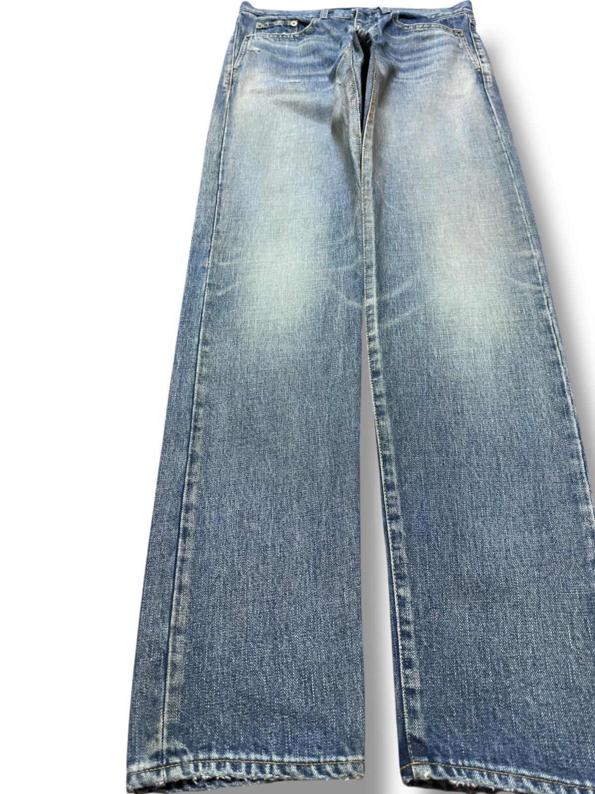 Saint Laurent Paris Vintage Saint Laurent Paris Straight Leg Denim Size US 31 - 4 Thumbnail