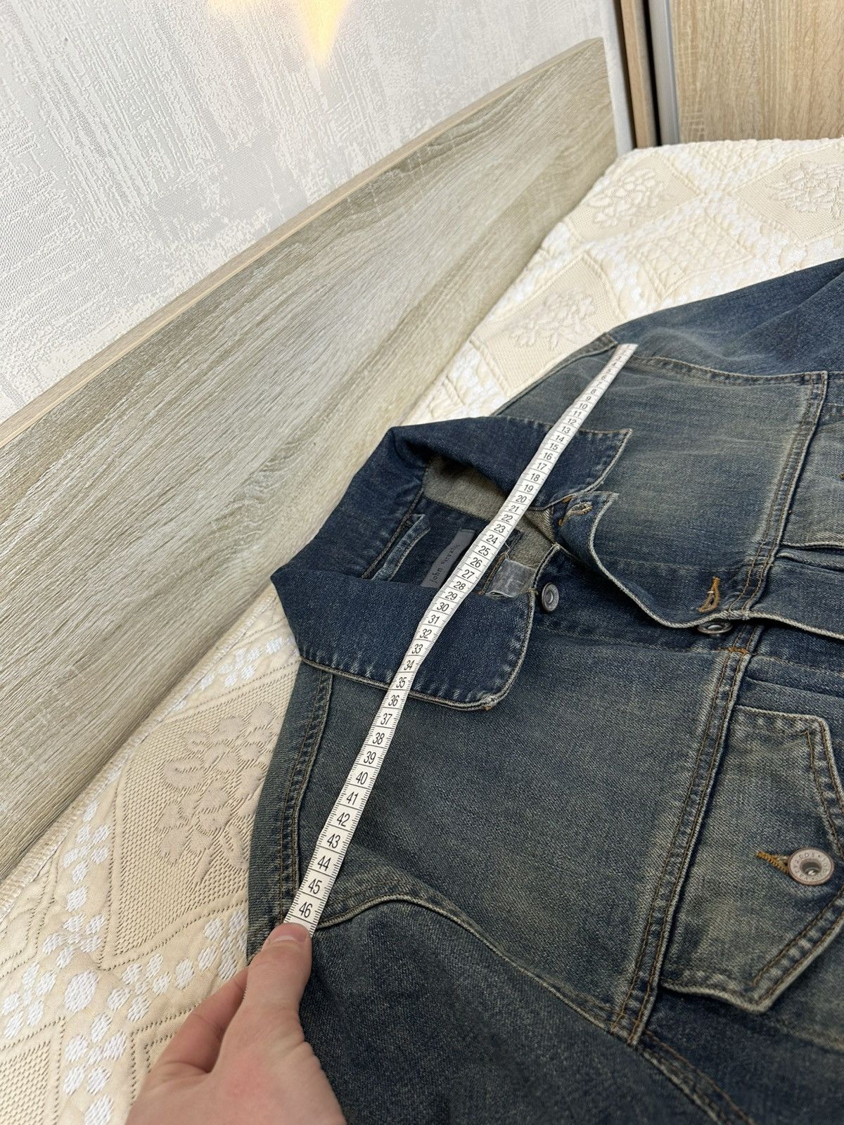 John Varvatos 🔥 John Varvatos Vintage Denim Jacket Collection Design Y2K Size US L / EU 52-54 / 3 - 14 Thumbnail