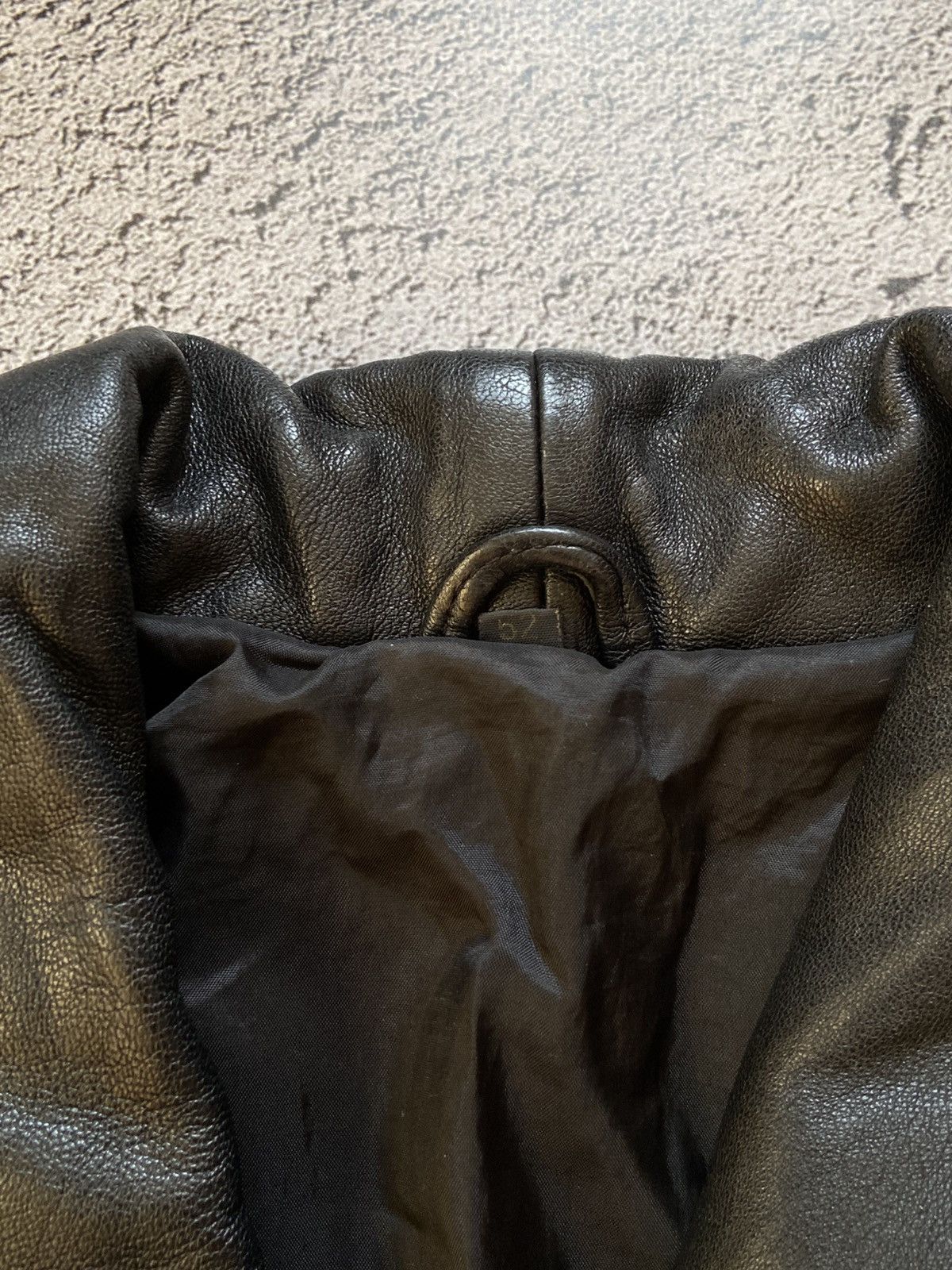 Schott Vintage 90s Schott Style Avant Garde Biker Leather Jacket Size US L / EU 52-54 / 3 - 7 Thumbnail