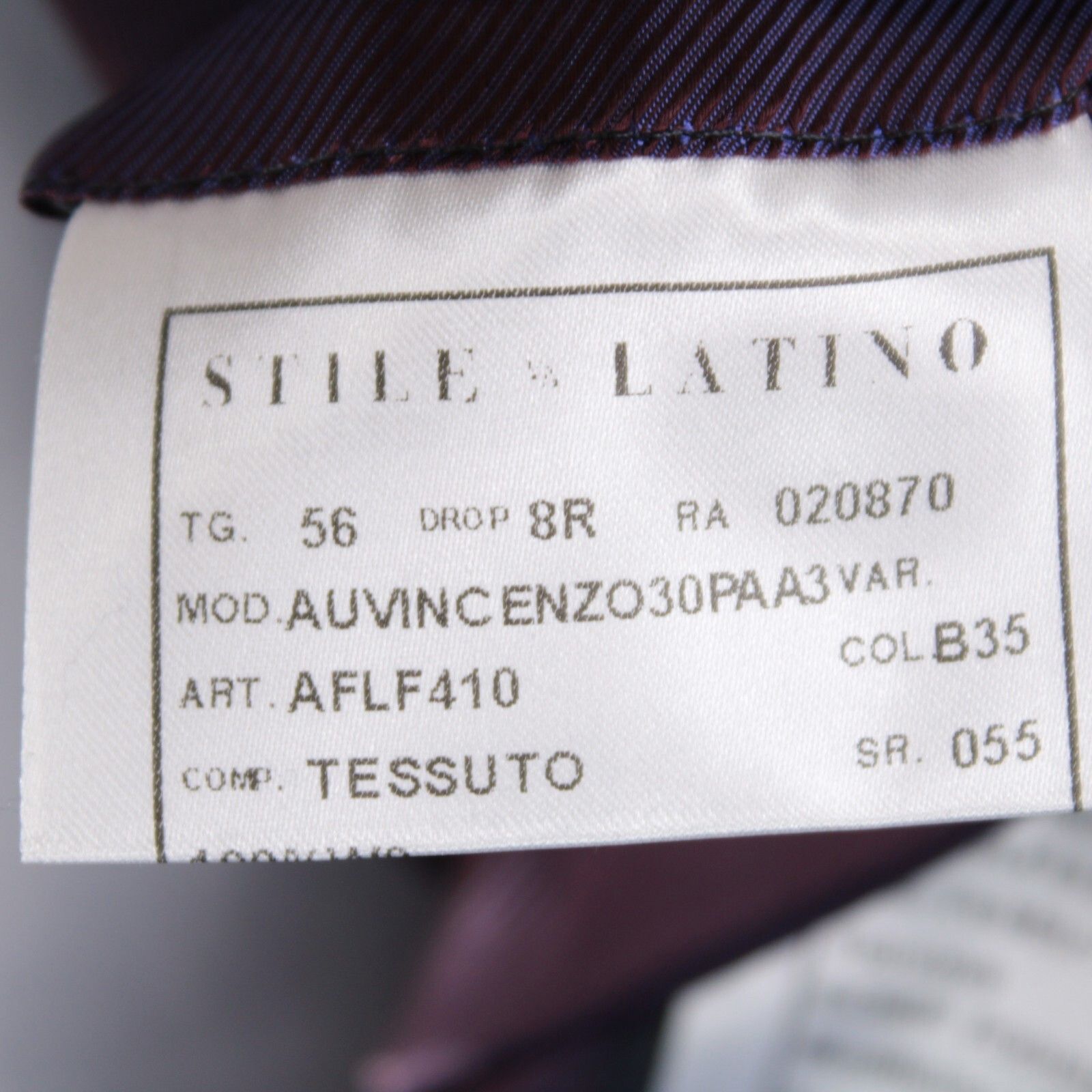 Other Stile Latino Suit Size US 46 Regular in Blue Size 46R - 9 Thumbnail