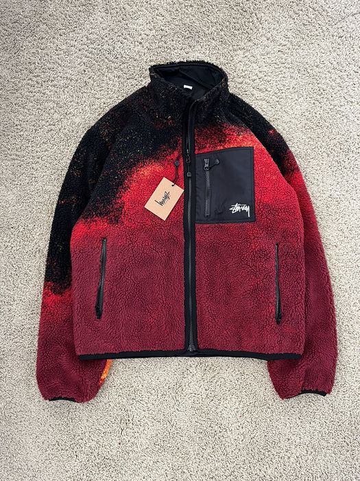 Stussy Stussy Lava Reversible Sherpa Fleece Jacket 