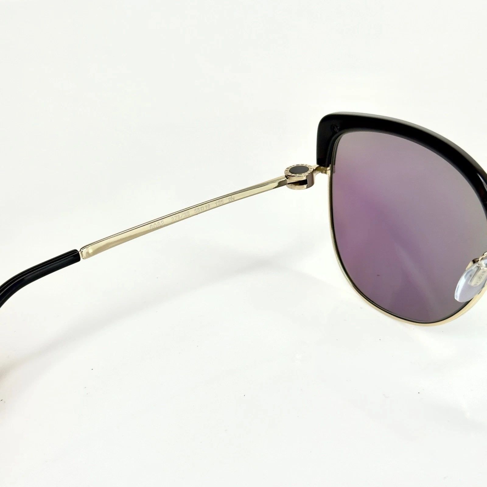 Bvlgari BULGARI BV6082 COIN Gold Black Green Mirrored Metal 6082 Size ONE SIZE - 6 Thumbnail