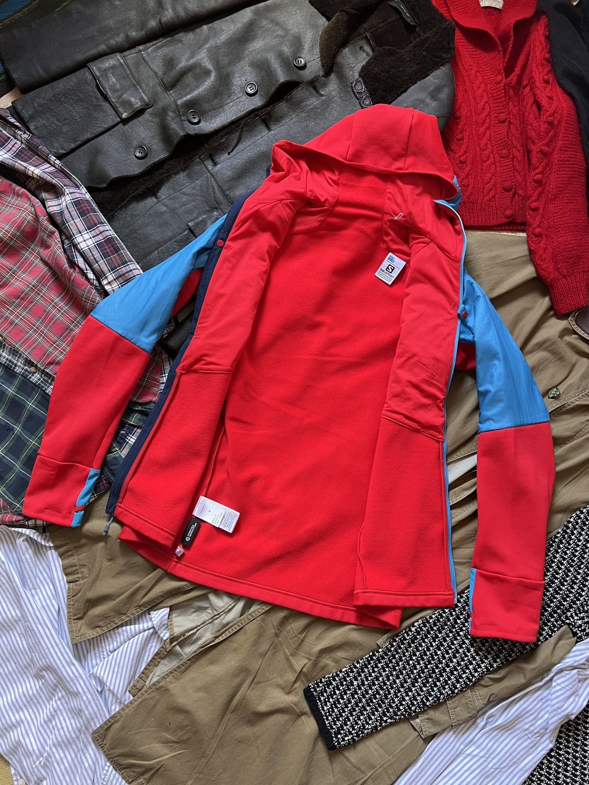 Salomon Salomon Drifter Air Mid Polartec Pertex Quantum Jacket Size US M / EU 48-50 / 2 - 13 Thumbnail
