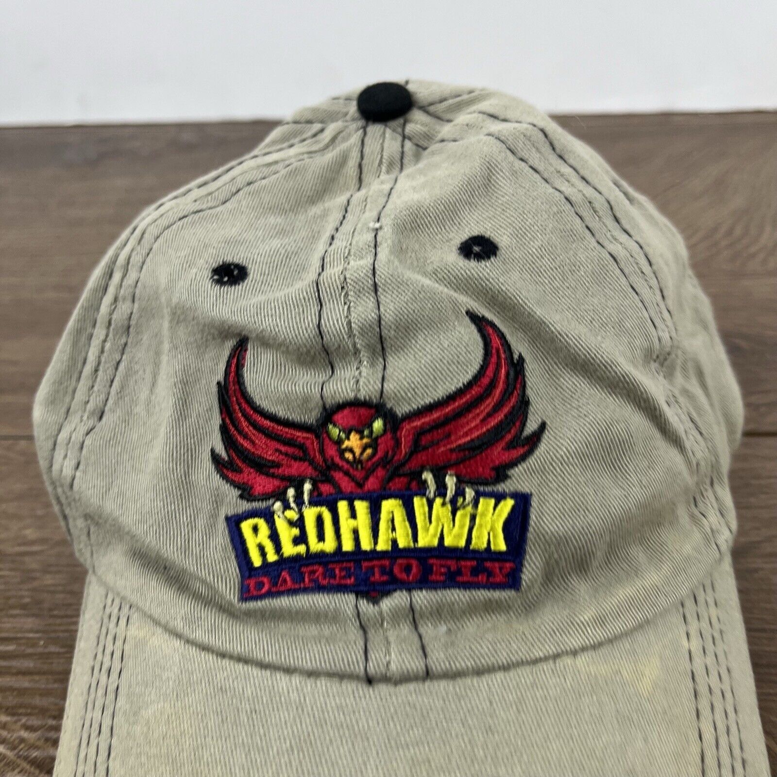 Other Darien Lake Redhawk Hat Dare to Fly Hat Gray Adjustable Hat Size ONE SIZE - 7 Thumbnail