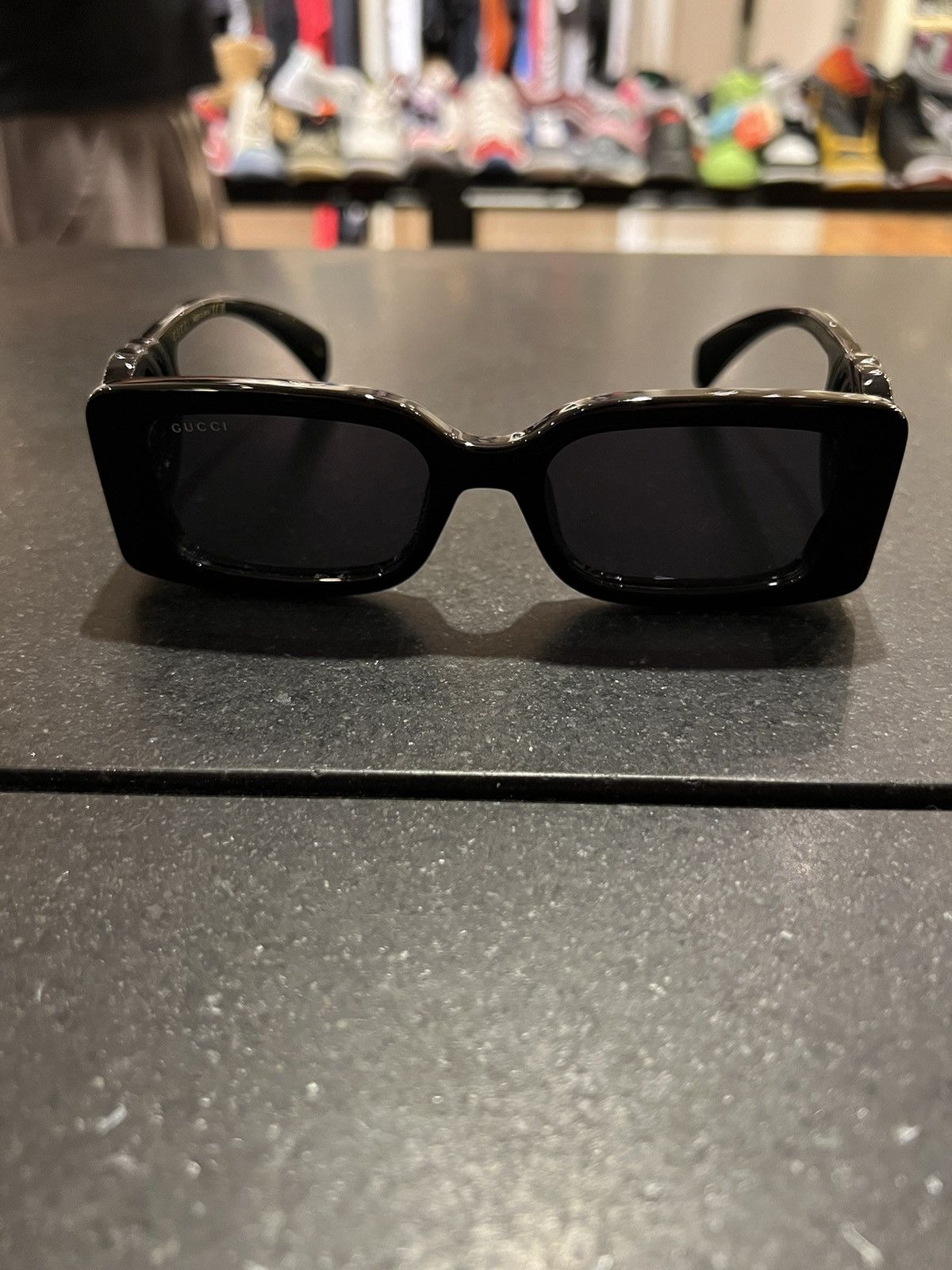 Gucci Gucci Monochrome GG sunglasses acetate black Size ONE SIZE - 2 Thumbnail