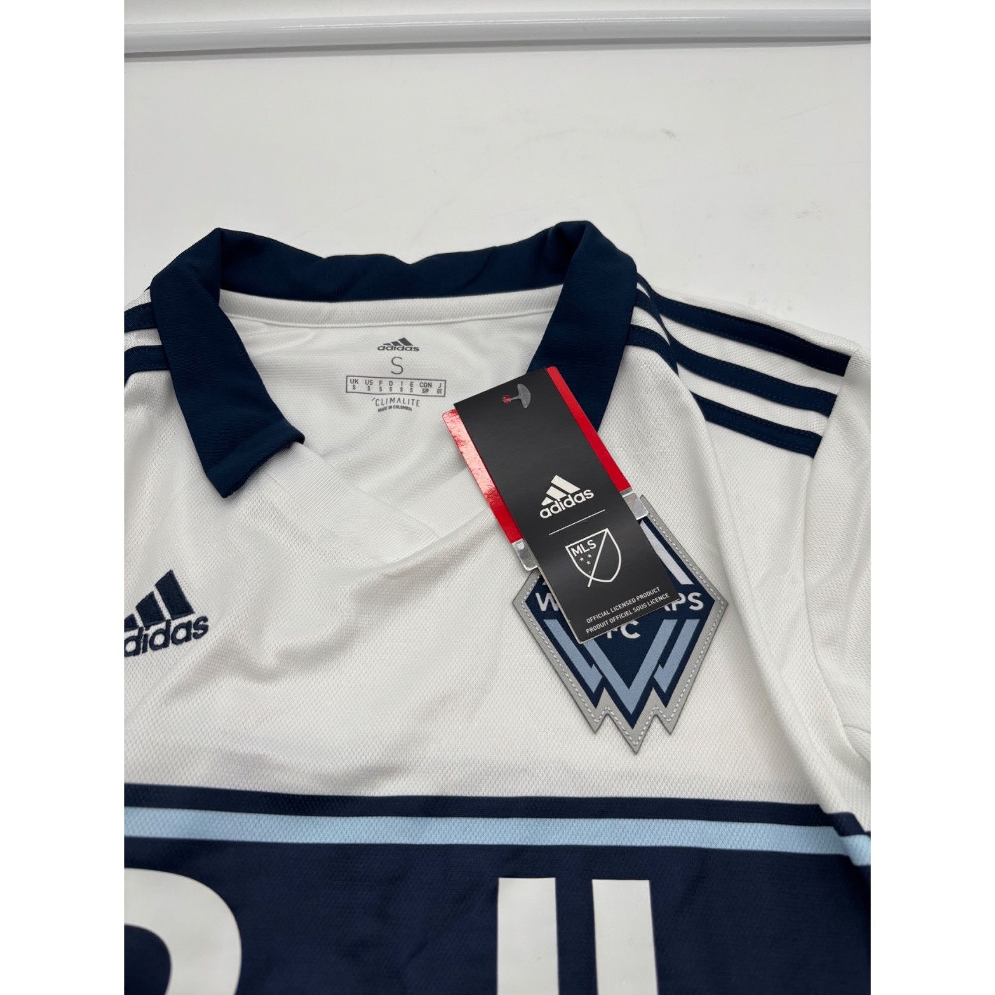 Adidas Adidas Women's Vancouver Whitecaps FC Soccer Jersey, Sz. S Size S / US 4 / IT 40 - 5 Thumbnail