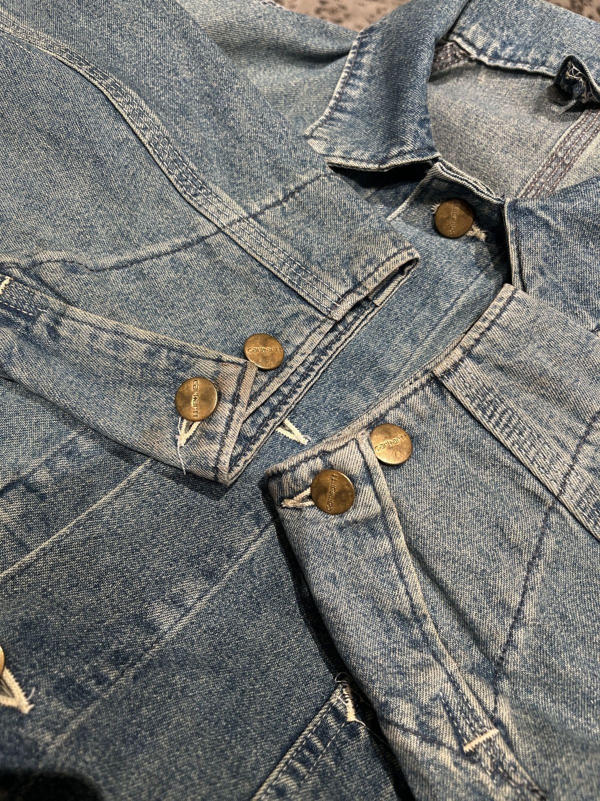 Carhartt × Vintage Vintage Carhartt Chore Jacket Size US L / EU 52-54 / 3 - 6 Thumbnail