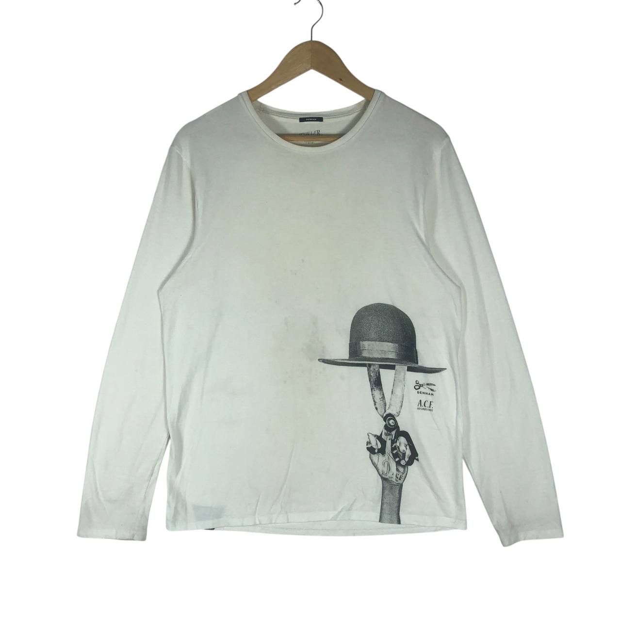 DENHAM Vintage Denham Long Sleeve T-Shirt Size US M / EU 48-50 / 2 - 1 Thumbnail