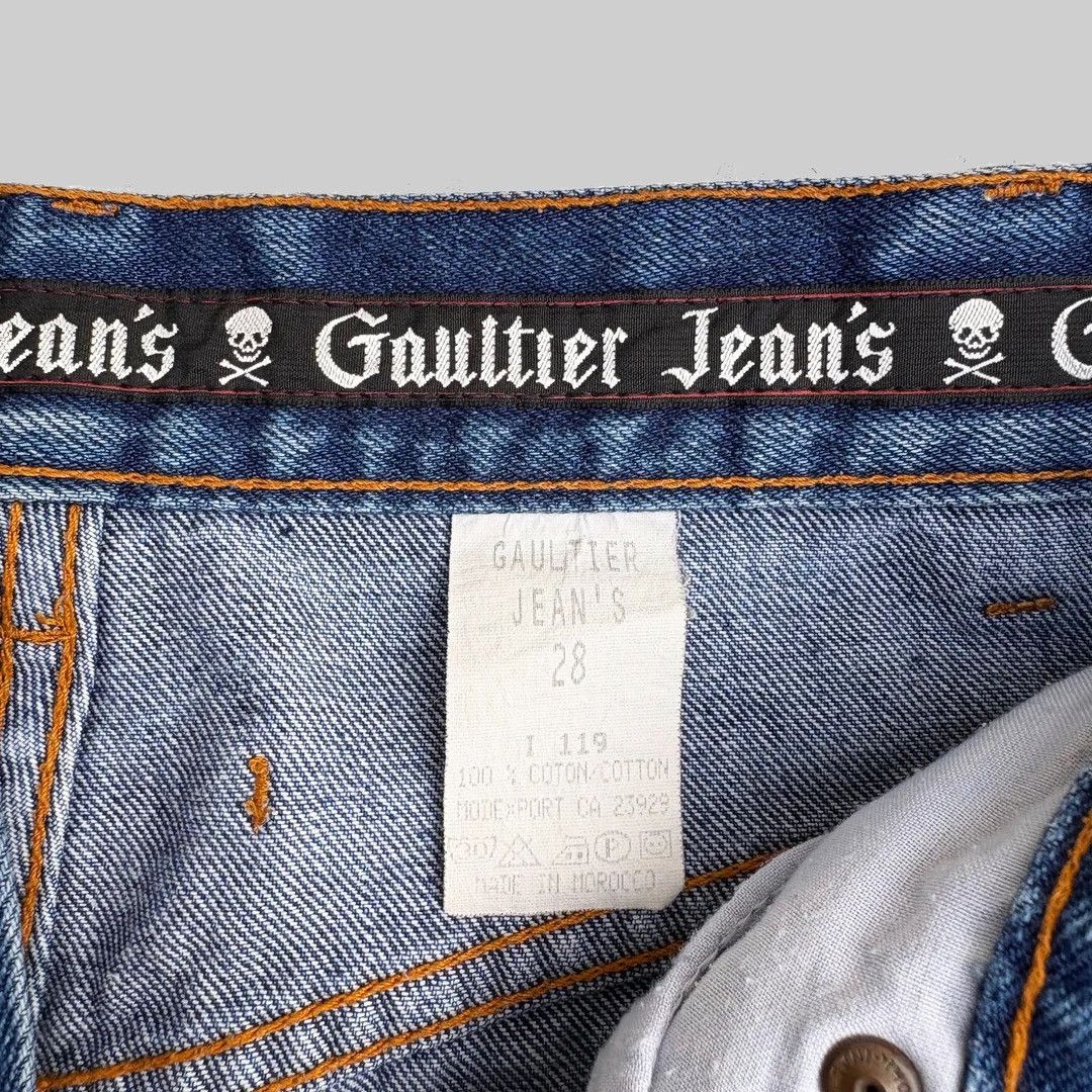 Jean Paul Gaultier Jean-Paul Gaultier Jean’s 1990 Vintage Designer W27 Denim Size 27" / US 4 / IT 40 - 5 Thumbnail