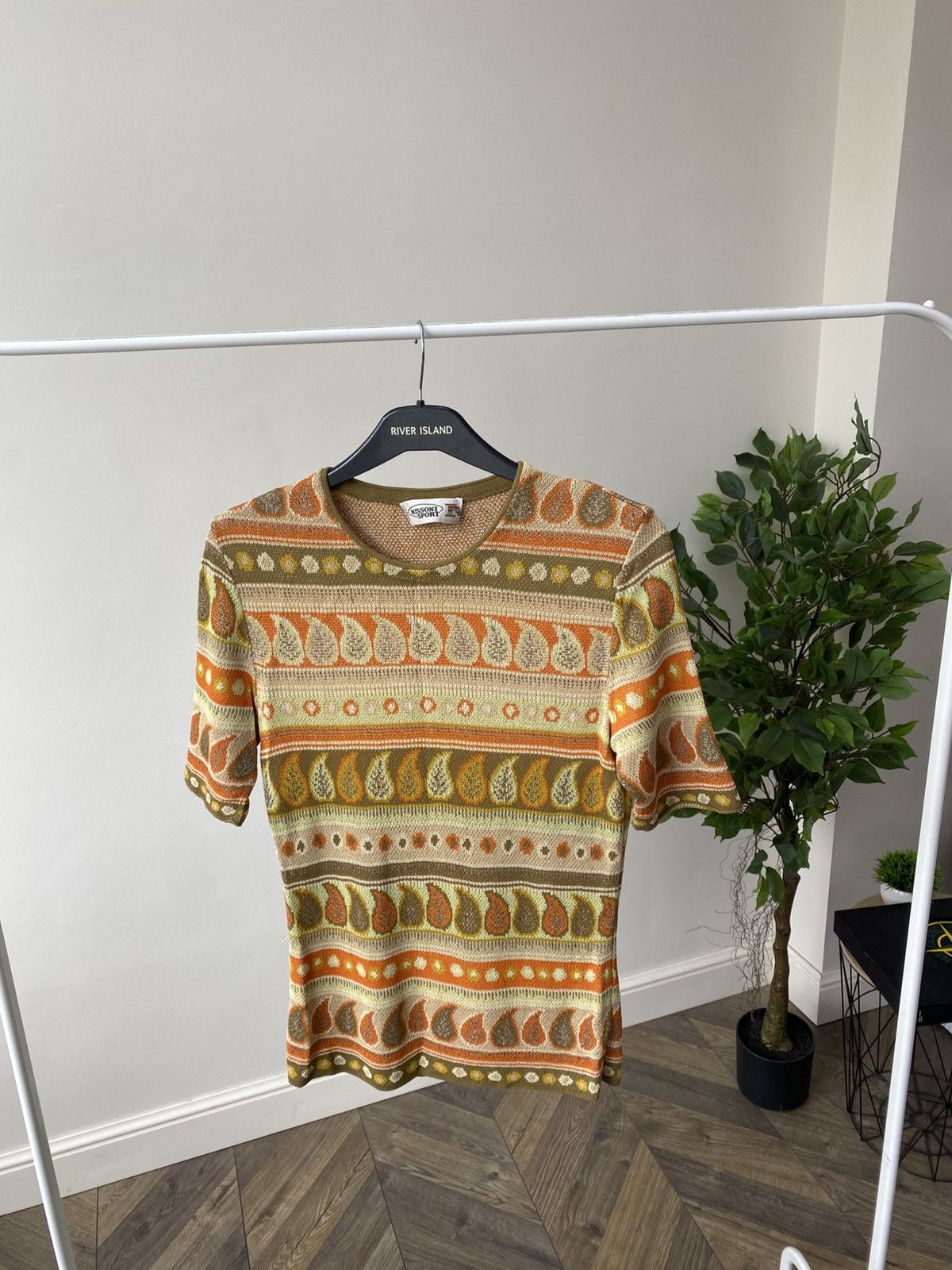Designer × Missoni × Vintage Vintage Missoni Sport Women’s knitted Top Size L / US 10 / IT 46 - 5 Thumbnail
