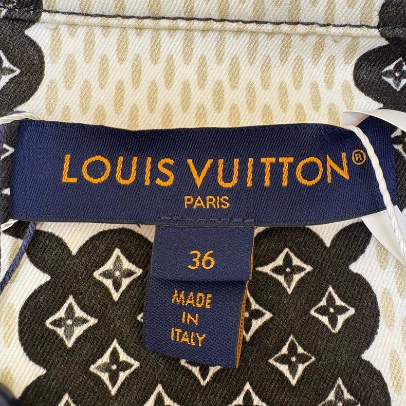 Louis Vuitton Louis Vuitton Checkerboard printed leather denim jacket Size XS / US 0-2 / IT 36-38 - 7 Thumbnail